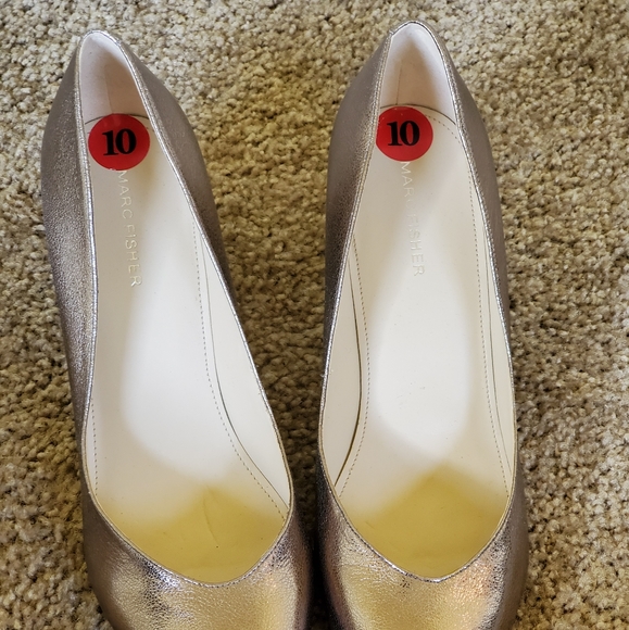 Marc Fischer Pewter block heels - Picture 3 of 4